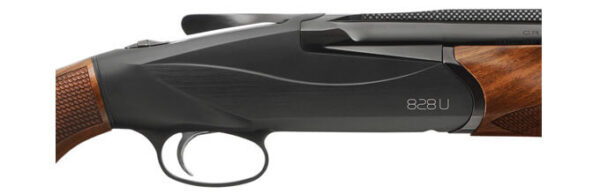 Benelli 828 U 12 gauge 26″ AA grade walnut blue anodized receiver progressive comfort Shotgun 10701 - Image 2