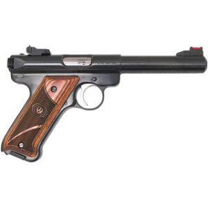 Ruger Mark III MKIII512-TA Deluxe Semi-Auto Pistol 10131, 22 LR, 5.5 in, Blue / Walnut, 10+1 Rd