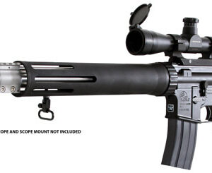 Armalite M15A4TBN Tactical AR-15 Rifle, 223 Remington, 24″Hvy BBL, Semi-Auto, Black Fbrglass Stock, Blued Steel Finish, 30 Rds
