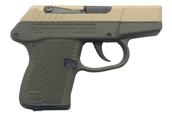 KELTEC P-3AT .380ACP CERAKOTE TAN/ODG PISTOL