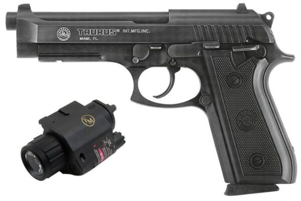 Taurus PT92 AF 9mm Semi Automatic Pistol with Laser/Light Combo