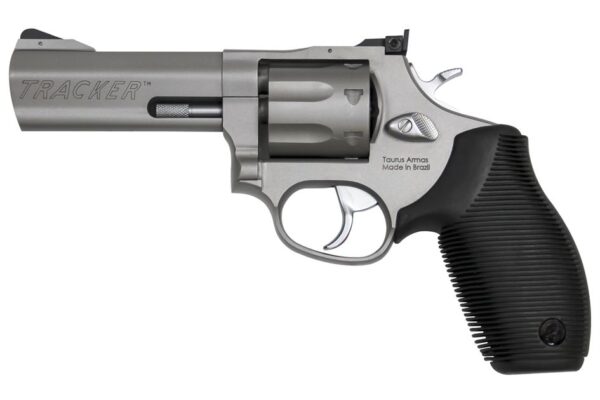 Taurus Tracker 17 .17 HMR Matte Stainless Revolver with 4 Inch Barrel
