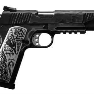 Magnum Research 1911 45 ACP Custom Engraved Viking with Hammer Finished Slide