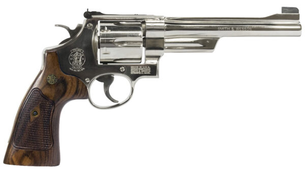 Smith & Wesson Model 25 Classic 45 Colt 6.5-inch Barrel with Nickel Finish and Walnut Grips