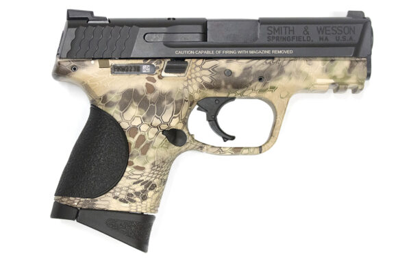 Smith & Wesson M&P9c 9mm Kryptek Compact Size with No Thumb Safety
