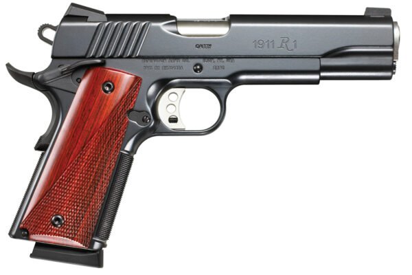 Remington 1911 R1 Carry 45 ACP Pistol with Novak Sights (Tritium Front) and Cocobolo Grips
