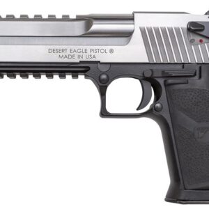 Magnum Research Desert Eagle Mark XIX 50 AE Stainless Steel Slide with Black Aluminum Frame