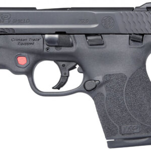 Smith & Wesson M&P9 Shield M2.0 9mm Pistol w/ Integrated Crimson Trace Red Laser, Thumb Safety