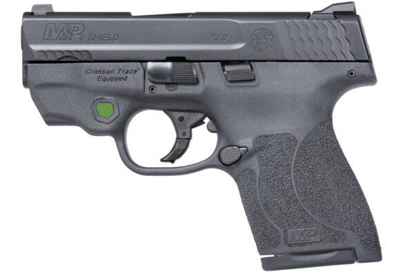 Smith & Wesson M&P9 Shield M2.0 9mm Centerfire Pistol with Integrated Crimson Trace Green Laser