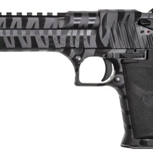 Magnum Research Desert Eagle 50 AE Full-Size Pistol Black with Tiger Stripes