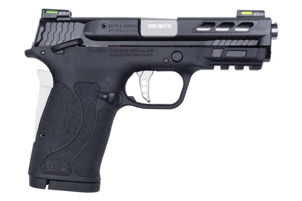 Smith & Wesson M&P380 Shield EZ Performance Center 380 ACP Pistol with Silver Ported Barrel