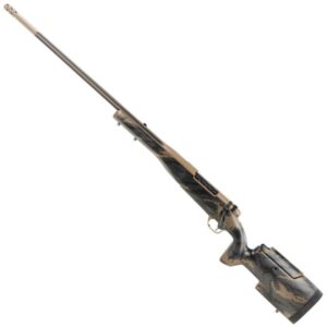 Weatherby Mark V Accumark Elite Left Hand Coyote Tan Bolt Action Rifle – 257 Weatherby Magnum – 26in
