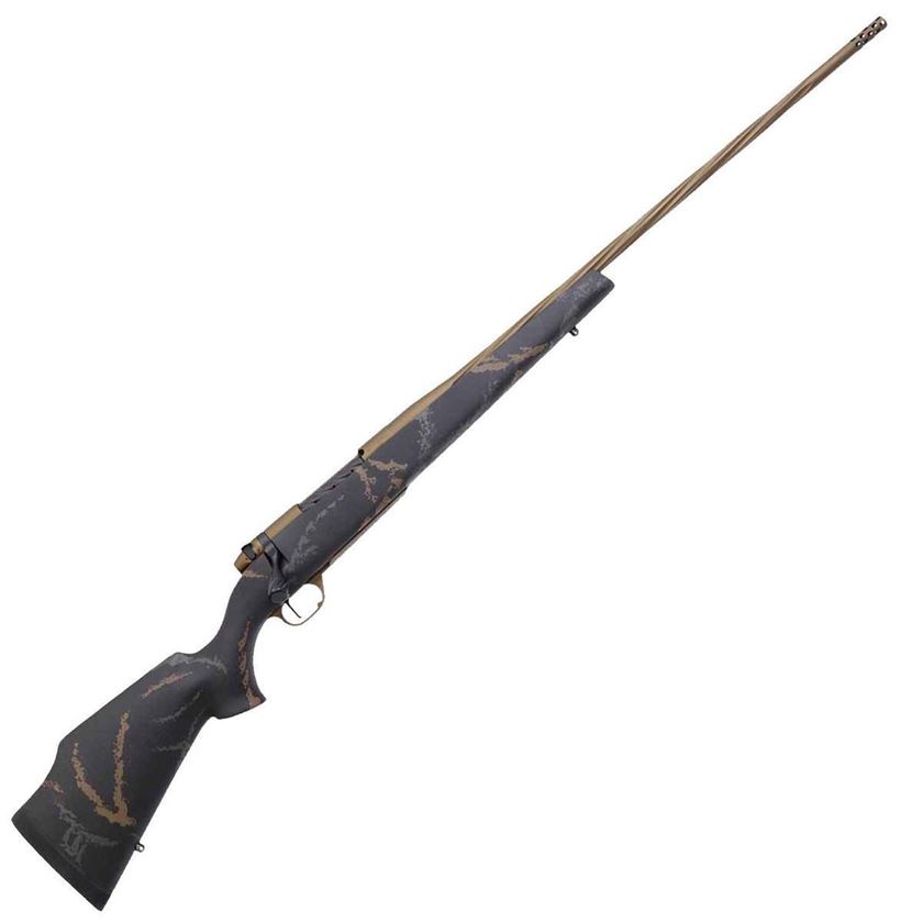 Weatherby Mark V Weathermark Limited Cerakote Black Bolt Action Rifle – 257 Weatherby Magnum – 26in