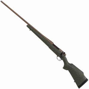 Weatherby Mark V Weathermark LT Left Hand Graphite Green/FDE Bolt Action Rifle – 300 Weatherby Magnum – 26in