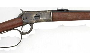 Puma Bounty Hunter Rifle PCH920185, 45 Long Colt, 12 in, Wood Grip, Case Hardened Blued Finish, 6 Rd