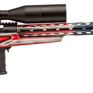 Howa HCR Bolt Action Rifle HCRA72507USK, 6.5 Creedmoor, 24″, Luth-AR MBA-4/Aluminum Chassis Black Stock, American Flag Cerakote/Black Finish, 10 Rd