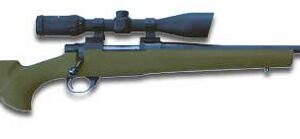 Howa Ranchland Compact Rifle Combo HGR36408G, 22-250 Remington, 20 in, Green Synthetic Stock, Blue Finish, w/Scope & Rings