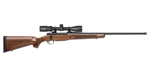Mossberg Patriot 7mm Rem Mag Bolt-Action Rifle with Vortex Crossfire II 3-9x40mm Scope and Walnut Stock