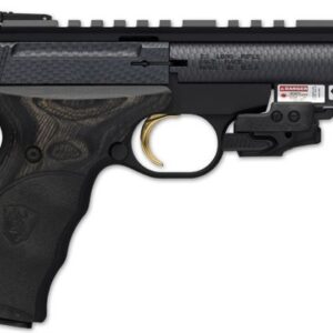 Browning Buck Mark 22LR Black Label Rimfire Pistol with Carbon Fiber Finish and Laser