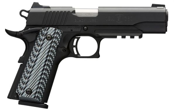 Browning 1911-380 Black Label Pro with Rail and Night Sights