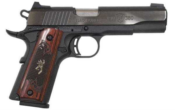 Browning 1911-380 Medallion Pro Full-Size 380 ACP with Checkered Rosewood Grips