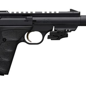 Browning Buck Mark Black Label 22LR Suppressor Ready Rimfire Pistol with Crimson Trace Laser
