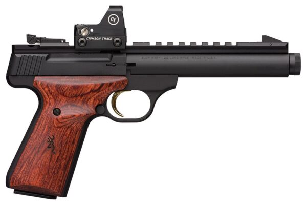 Browning Buck Mark Field/Target 22LR Suppressor Ready Rimfire Pistol with Crimson Trace Red Dot Sight