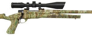 Howa Axiom Bolt Action Rifle HWK98102P+, 243 Winchester, 24 inHvy BBL, Camo Stock, Blue Finish, w/Scope, 5 Rds