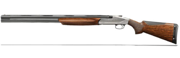 Benelli 828U 12ga 3″ 28″ LH AA-Grade Satin Walnut Engraved Nickel Receiver O/U Break Action Shotgun 10708