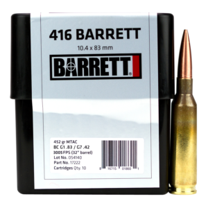 BARRETT 416 BARRETT AMMO