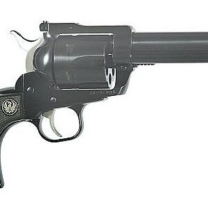 Ruger 10306 Blackhawk New Model 357 RemMag 4.62″ 6rd Black Hard Rubber Grip Blue