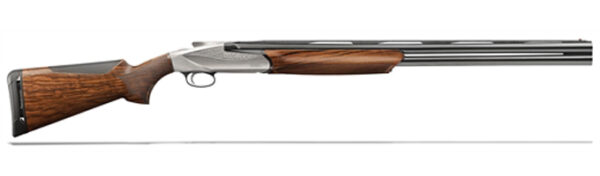 Benelli 828 U 12 gauge 26″ grade walnut nickel engraved receiver progressive comfort Shotgun 10703