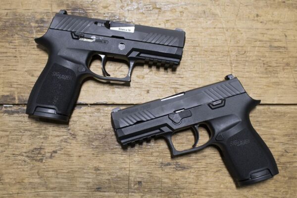 Sig Sauer P320 Compact 9mm Police Trade-in Pistols (Very Good Condition)