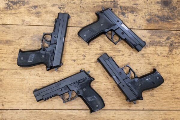 Sig Sauer P226R 40 S&W DA/SA Police Trade-ins with Rail and Laser Guide Rod (Good Condition)