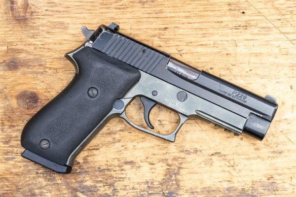 Sig Sauer P220 45 ACP DA/SA Police Trade-in Pistol with Rail (Fair Condition – Oxidized)