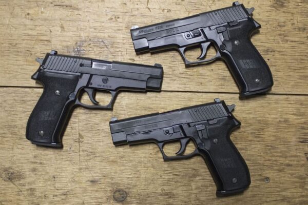 Sig Sauer P226 9mm DA/SA Police Trade-in Pistols (Very Good Condition)